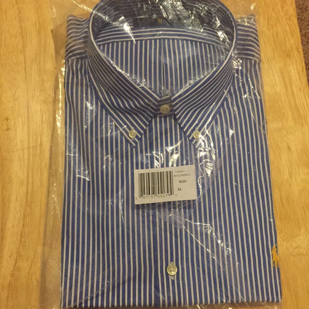 Unopened polo shirt
